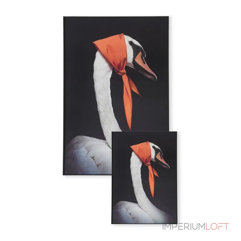 Декоративная картина FP Hermes Swan Lumina Deco 50-70 от ImperiumLoft Декоративная картина FP Hermes Swan Lumina Deco 50-70 от ImperiumLoft