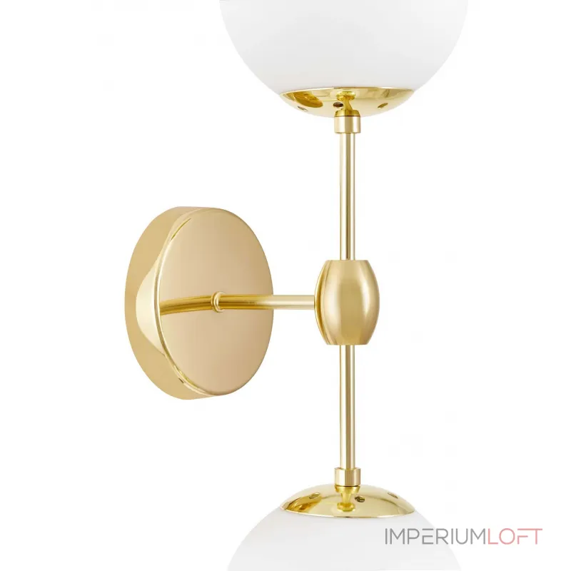 Бра Lumina Deco Zodiak LDW 6001-2 GD+WT Бра Lumina Deco Zodiak LDW 6001-2 GD+WT