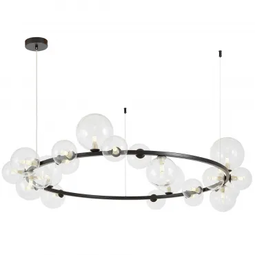 Подвесной светильник Lumina Deco LDP 7033-24 BK+CL от ImperiumLoft
