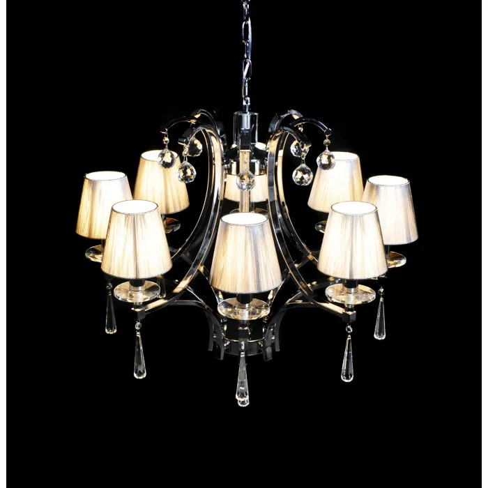 Хрустальная подвесная люстра Lumina Deco Venisia LDP 8810-8 SL от ImperiumLoft