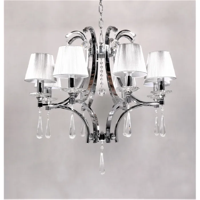 Хрустальная подвесная люстра Lumina Deco Venisia LDP 8810-8 SL от ImperiumLoft