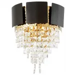 Бра Lumina Deco LDW 7045-2 BK+GD