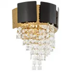 Бра Lumina Deco LDW 7045-2 BK+GD