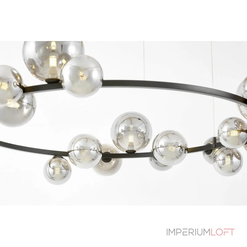 Подвесной светильник Lumina Deco LDP 7033-24 BK+GY Подвесной светильник Lumina Deco LDP 7033-24 BK+GY