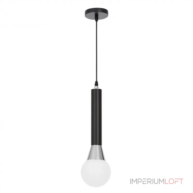 Подвесной светильник Lumina Deco Folino LDP 7012-1B BK+CHR