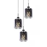 Подвесной светильник Lumina Deco Alacosmo LDP 6811-3 RD CHR