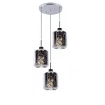 Подвесной светильник Lumina Deco Alacosmo LDP 6811-3 RD CHR