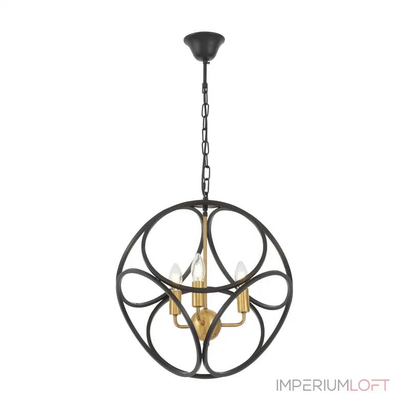 Подвесной светильник Lumina Deco Casai LDP 1243-3 BK+MD