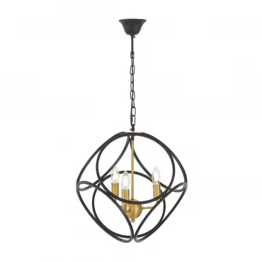 Подвесной светильник Lumina Deco Casai LDP 1243-3 BK+MD от ImperiumLoft