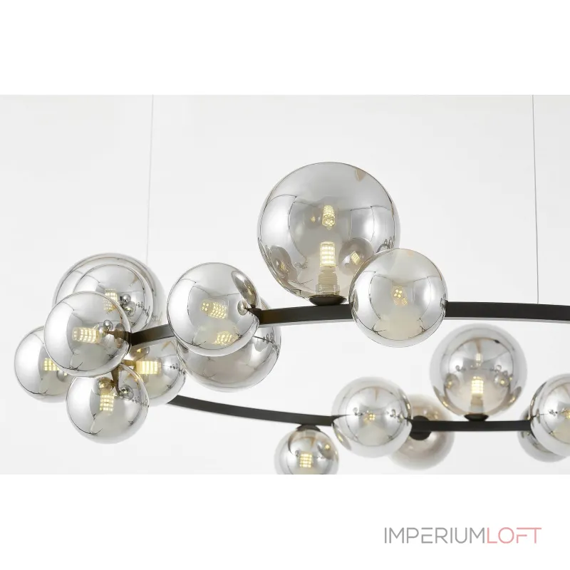 Подвесной светильник Lumina Deco LDP 7033-24 BK+GY Подвесной светильник Lumina Deco LDP 7033-24 BK+GY