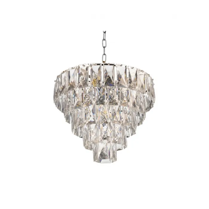 Хрустальная подвесная люстра Lumina Deco Reeli LDP 6004-400 CHR от ImperiumLoft