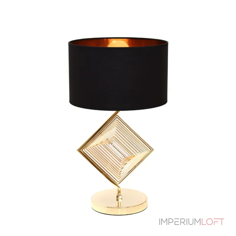 Настольная лампа Lumina Deco Fabi LDT 5529 F.GD+BK