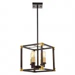 Подвесной светильник Lumina Deco Waldorf LDP 1140-4 BK+MD от ImperiumLoft