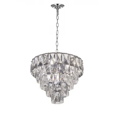 Хрустальная подвесная люстра Lumina Deco Reeli LDP 6004-400 CHR