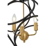 Подвесной светильник Lumina Deco Casai LDP 1243-3 BK+MD