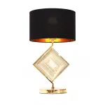 Настольная лампа Lumina Deco Fabi LDT 5529 F.GD+BK
