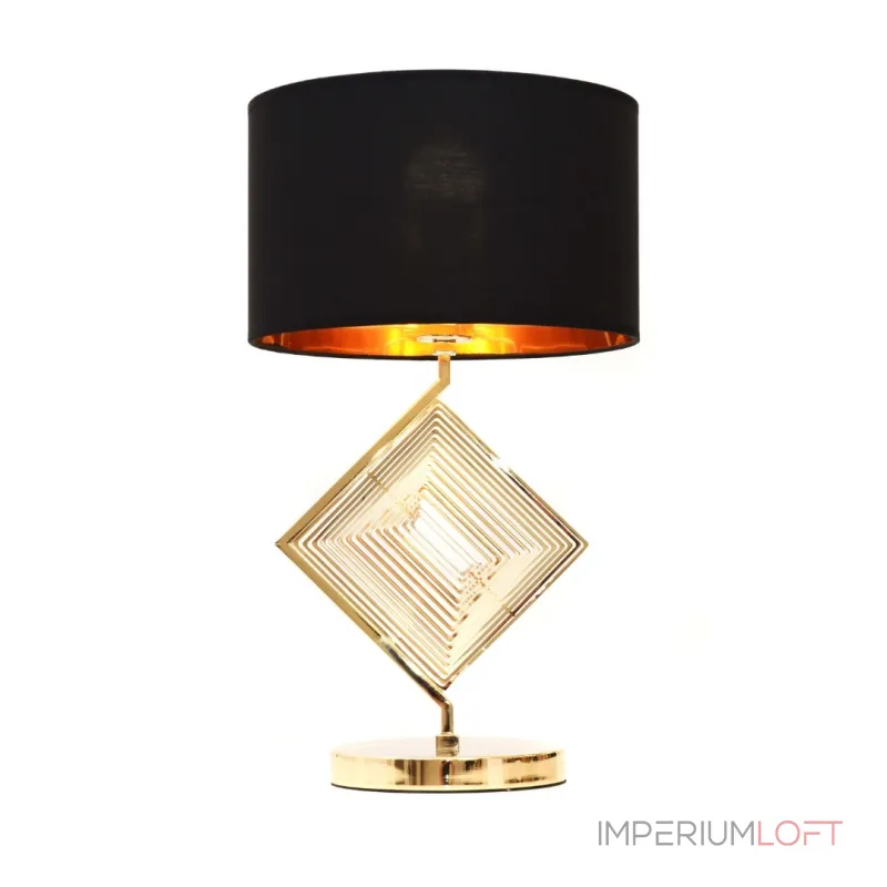 Настольная лампа Lumina Deco Fabi LDT 5529 F.GD+BK