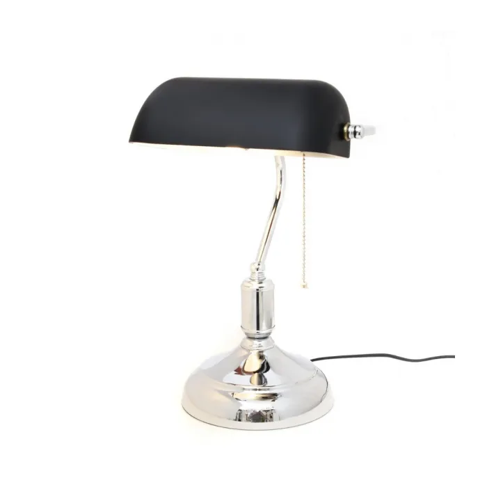Настольная лампа Lumina Deco Banker LDT 305 BK+CHR от ImperiumLoft