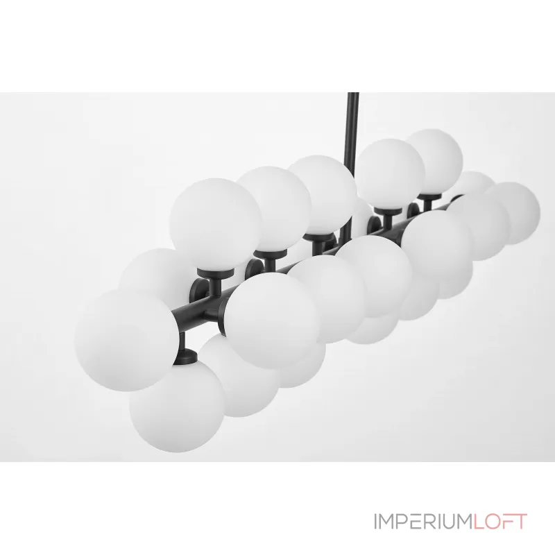 Люстра на штанге Lumina Deco Marsiada LDP 6033-24 BK