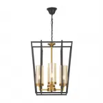 Подвесной светильник Lumina Deco Afres LDP 1246-4 BK+MD