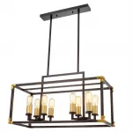 Подвесной светильник Lumina Deco Waldorf LDP 1140-8 BK+MD от ImperiumLoft