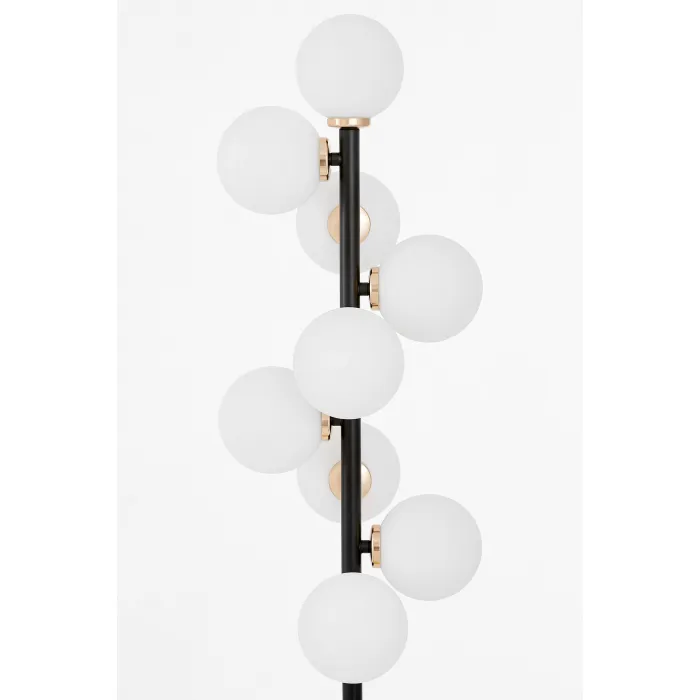 Торшер Lumina Deco Marsiada LDF 6033-9 BK+F.GD от ImperiumLoft