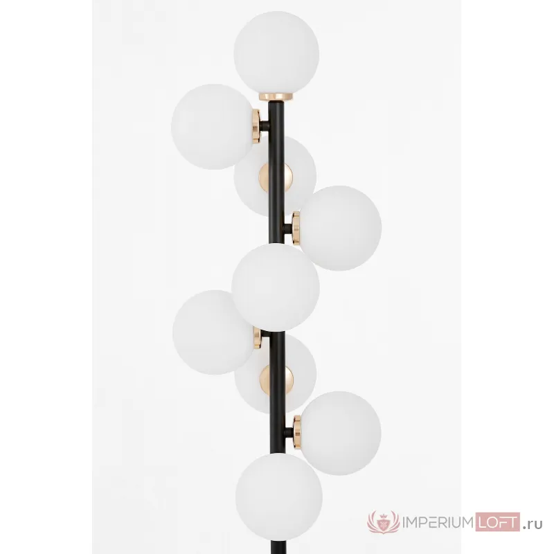 Торшер Lumina Deco Marsiada LDF 6033-9 BK+F.GD от ImperiumLoft