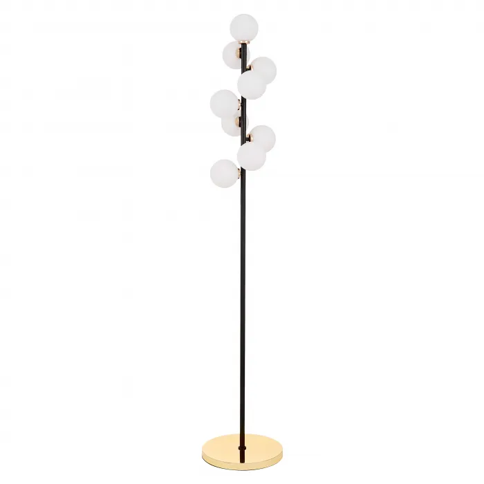 Торшер Lumina Deco Marsiada LDF 6033-9 BK+F.GD от ImperiumLoft