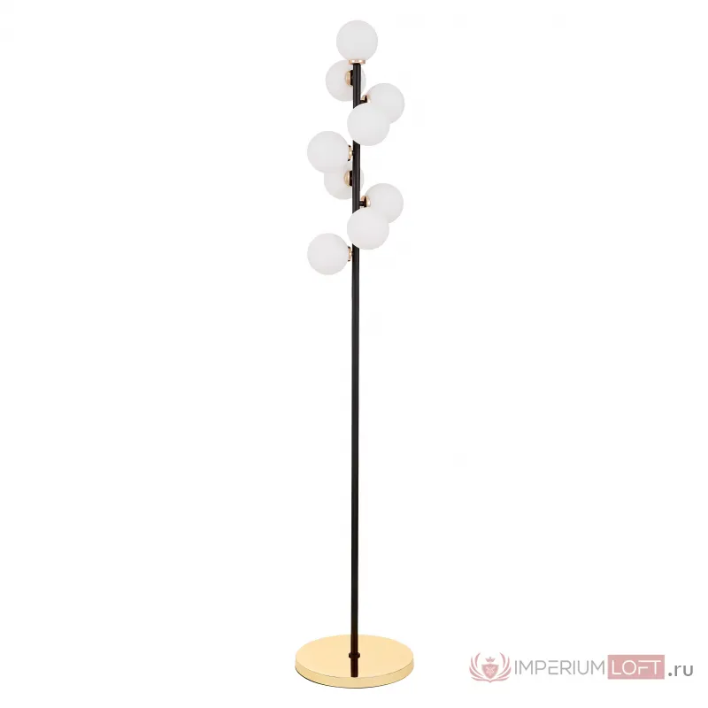 Торшер Lumina Deco Marsiada LDF 6033-9 BK+F.GD от ImperiumLoft