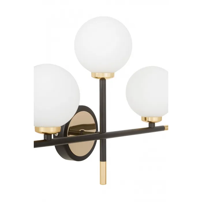 Бра Lumina Deco Marsiada LDW 6033N-3 BK+F.GD от ImperiumLoft