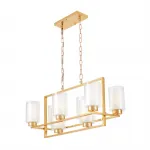 Подвесная люстра Lumina Deco Lino LDP 1239-8 F.GD