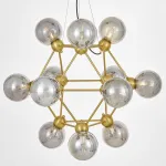 Подвесная люстра Lumina Deco Zodiak LDP 160N-12 MD+GY