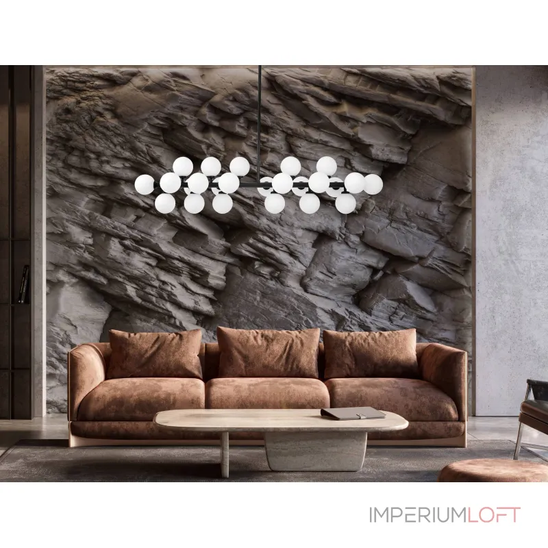 Люстра на штанге Lumina Deco Marsiada LDP 6033-24 BK