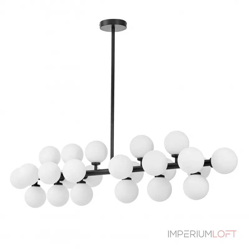 Люстра на штанге Lumina Deco Marsiada LDP 6033-24 BK