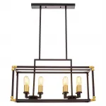 Подвесной светильник Lumina Deco Waldorf LDP 1140-8 BK+MD от ImperiumLoft