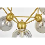 Подвесная люстра Lumina Deco Zodiak LDP 160N-12 MD+GY