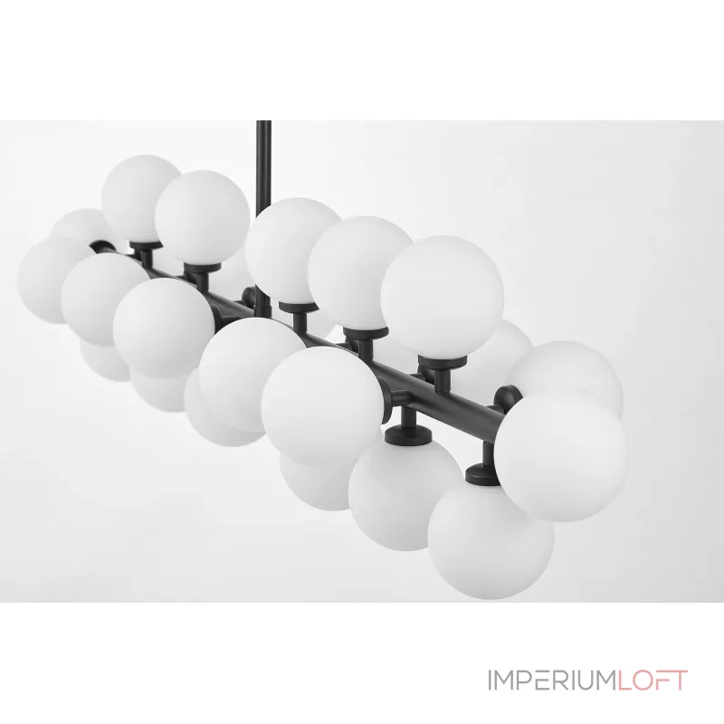 Люстра на штанге Lumina Deco Marsiada LDP 6033-24 BK