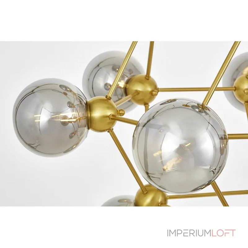 Подвесная люстра Lumina Deco Zodiak LDP 160N-12 MD+GY Подвесная люстра Lumina Deco Zodiak LDP 160N-12 MD+GY