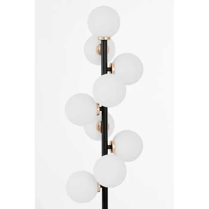 Торшер Lumina Deco Marsiada LDF 6033-9 BK+F.GD от ImperiumLoft