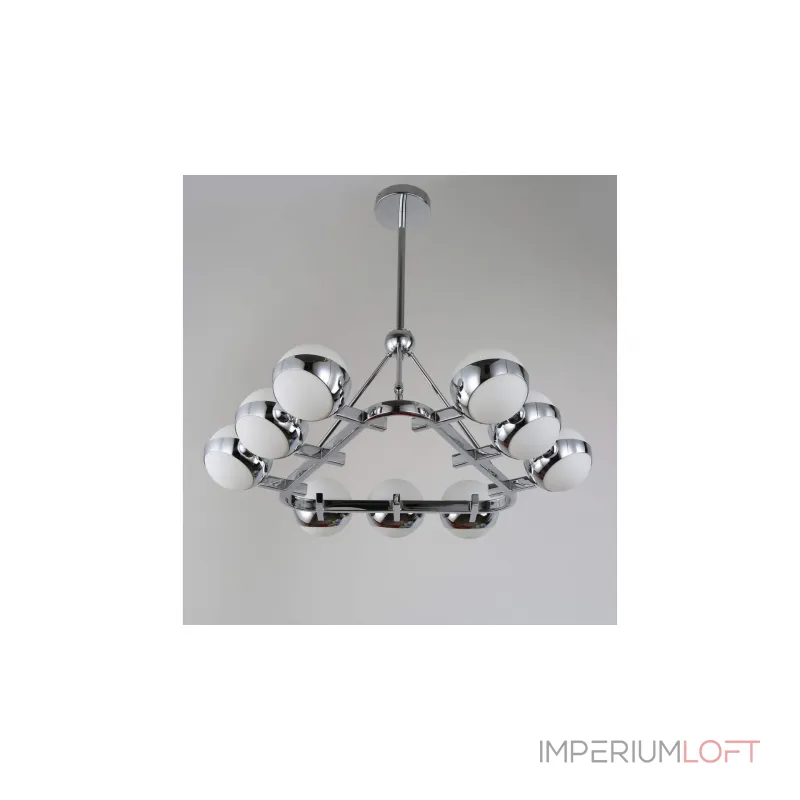 Люстра на штанге Lumina Deco Optimus LDP 6038-9 CHR Люстра на штанге Lumina Deco Optimus LDP 6038-9 CHR