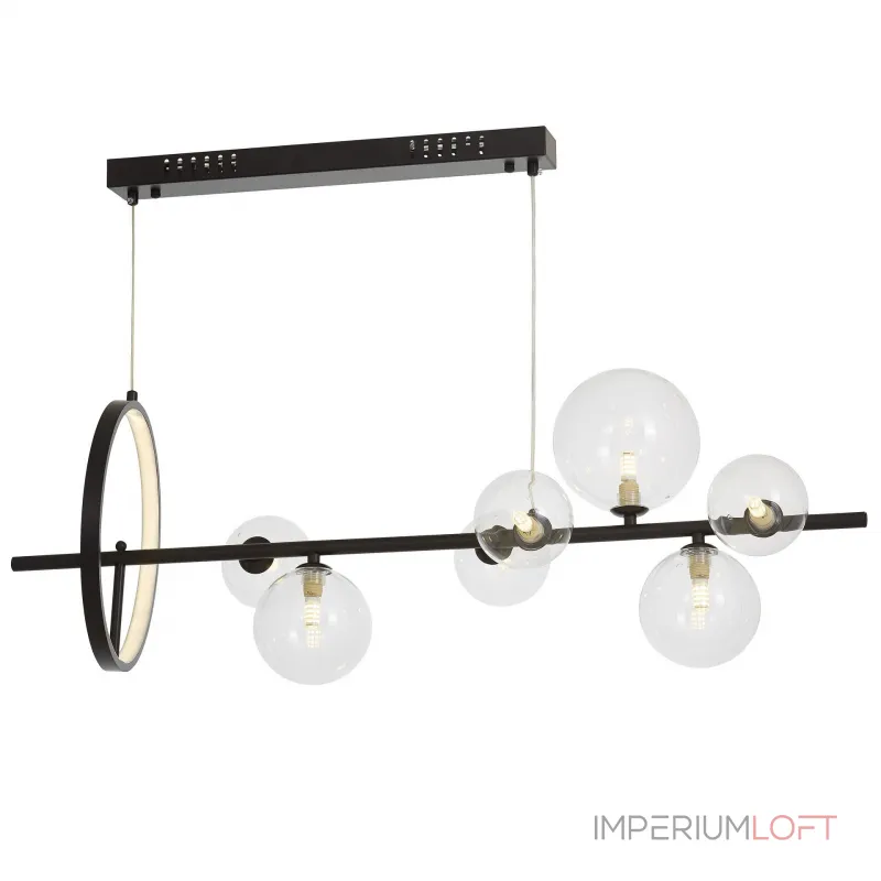 Подвесной светильник Lumina Deco LDP 7033-7 BK+CL