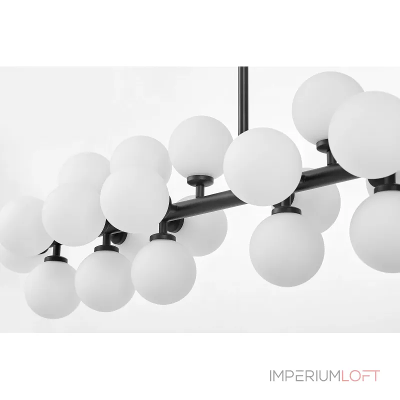 Люстра на штанге Lumina Deco Marsiada LDP 6033-24 BK