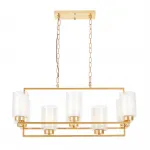 Подвесная люстра Lumina Deco Lino LDP 1239-8 F.GD