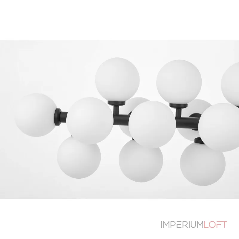 Люстра на штанге Lumina Deco Marsiada LDP 6033-24 BK