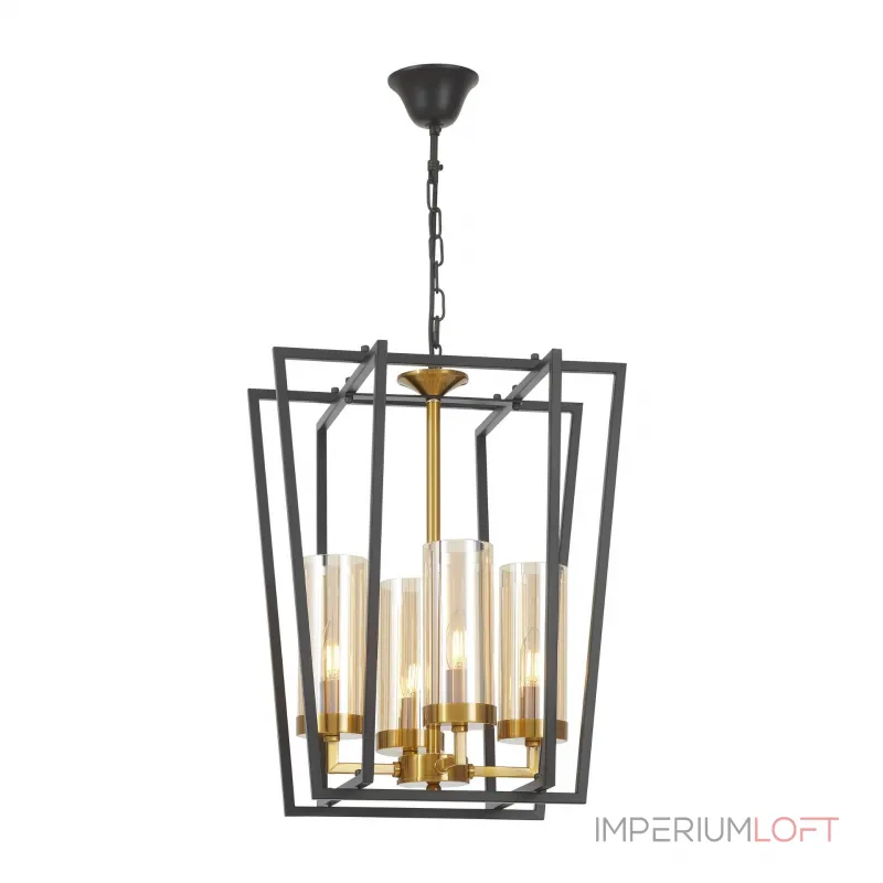 Подвесной светильник Lumina Deco Afres LDP 1246-4 BK+MD