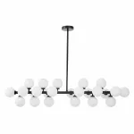 Люстра на штанге Lumina Deco Marsiada LDP 6033-24 BK