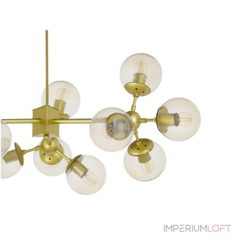 Люстра на штанге Lumina Deco Zodiak LDP 160-12 GD
