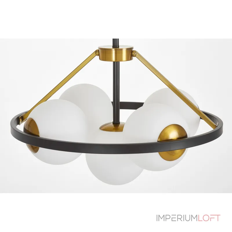 Подвесной светильник Lumina Deco Donzano LDP 8034-5 BK+WT