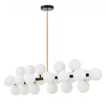 Подвесной светильник Lumina Deco Marsiada LDP 6033-24 BK+GD от ImperiumLoft