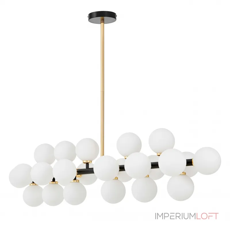 Люстра на штанге Lumina Deco Marsiada LDP 6033-24 BK+GD Люстра на штанге Lumina Deco Marsiada LDP 6033-24 BK+GD